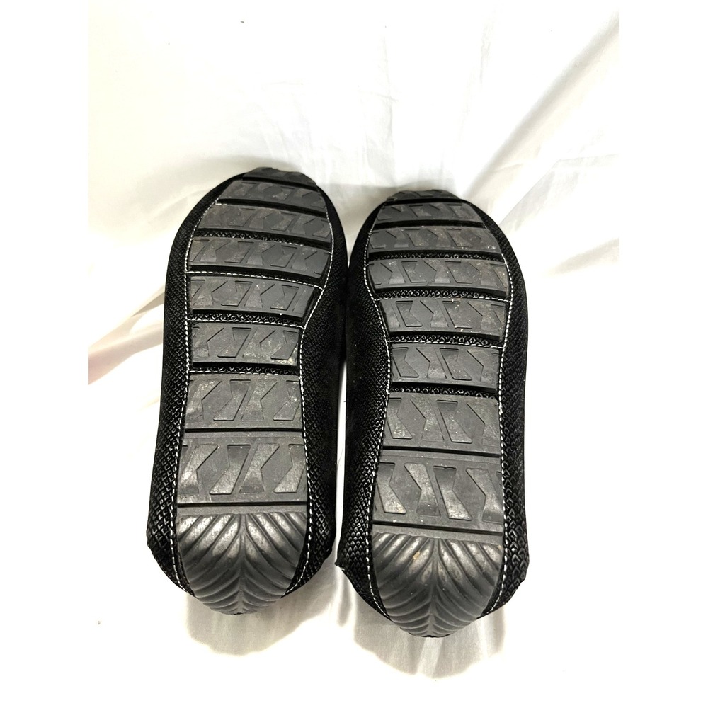 Rocawear Dwight Classic Linen Slip-On Loafers Black Men's 10.5 w. Gold tone logo - Picture 4 of 6